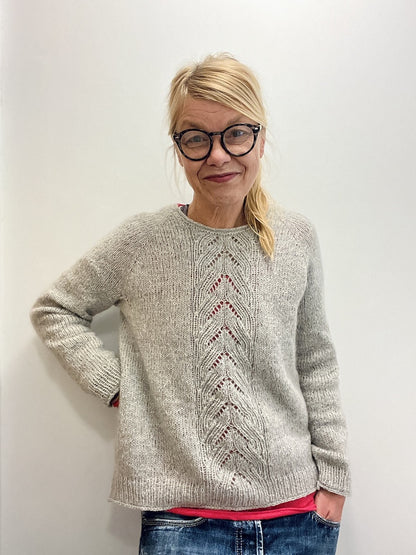 Pull Tresse | romantique en Le Petit Lambswool et Le Petit Silk & Mohair de Biches & Bûches