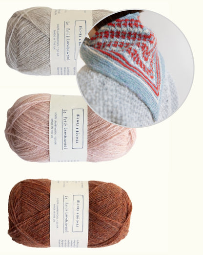 Isla Shawl | charming shawl made from Le Petit Lambswool by Biches & Bûches