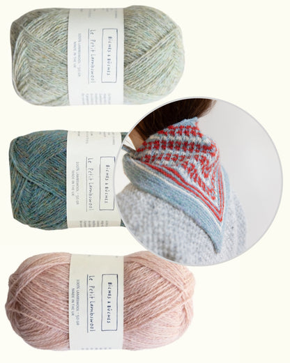 Isla Shawl | charming shawl made from Le Petit Lambswool by Biches & Bûches