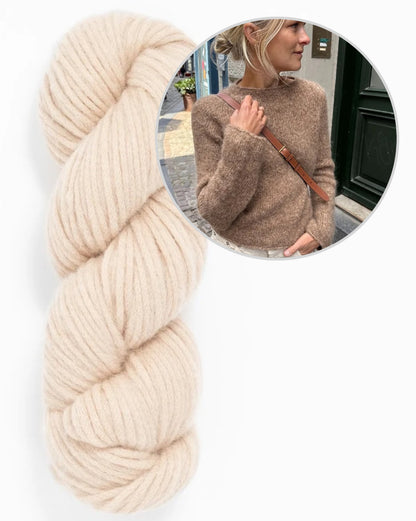 Ivy Sweater - Luft | pull fin et extrêmement doux en Luft de Woolfolk