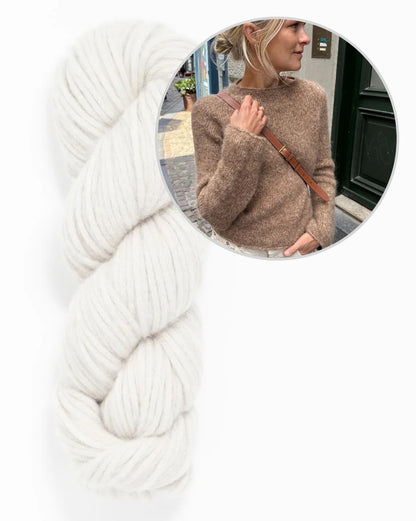 Ivy Sweater - Luft | pull fin et extrêmement doux en Luft de Woolfolk
