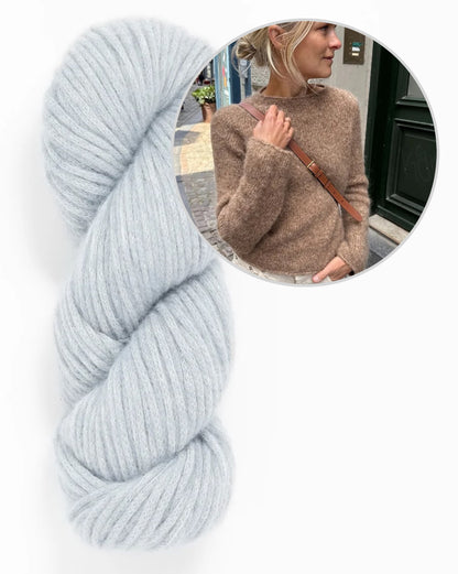 Ivy Sweater - Luft | pull fin et extrêmement doux en Luft de Woolfolk