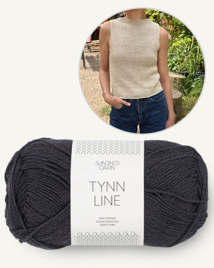 Ivy Top von PetiteKnit mit Tynn Line von Sandnes Garn 13