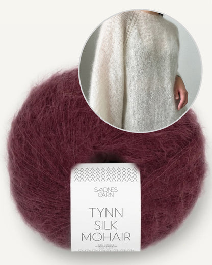 Joo Sweater light von Novemberknits mit Tynn Silk Mohair von Sandnes Garn 10