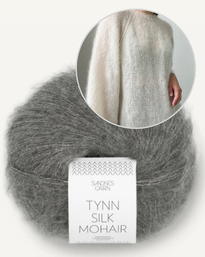 Joo Sweater light von Novemberknits mit Tynn Silk Mohair von Sandnes Garn 11