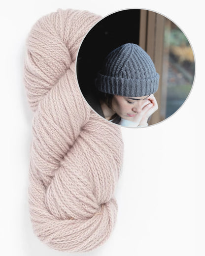 Cappello Jorn | morbido berretto a coste in Far di Woolfolk