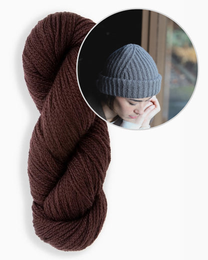 Cappello Jorn | morbido berretto a coste in Far di Woolfolk