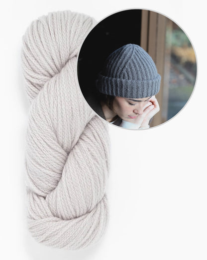 Cappello Jorn | morbido berretto a coste in Far di Woolfolk