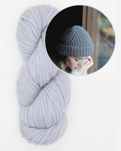 Cappello Jorn | morbido berretto a coste in Far di Woolfolk
