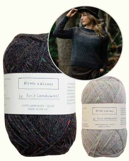 Junction Sweater | romantisk norsk sweater i Le Petit Lambswool fra Biches & Bûches