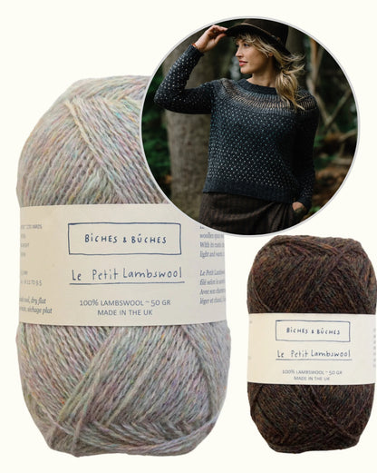 Junction Sweater | romantisk norsk sweater i Le Petit Lambswool fra Biches & Bûches