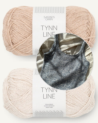 Top June | simple et joli en Mandarin Naturell de Sandnes Garn