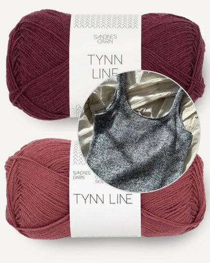 Top June | simple et joli en Mandarin Naturell de Sandnes Garn
