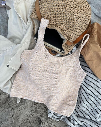 Top June | simple et joli en Mandarin Naturell de Sandnes Garn