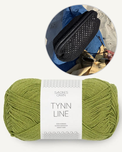 Pochette Juno | motif ajouré délicat en Tynn Line de Sandnes Garn