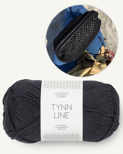 Pochette Juno | motif ajouré délicat en Tynn Line de Sandnes Garn