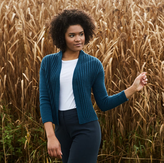 Azara Cardigan von Katrin Schneider, Farbe Gartenteich, 1