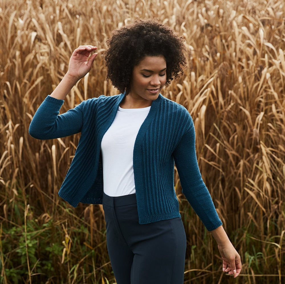 Azara Cardigan von Katrin Schneider, Farbe Gartenteich, 2