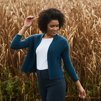 Azara Cardigan von Katrin Schneider, Farbe Gartenteich, 2