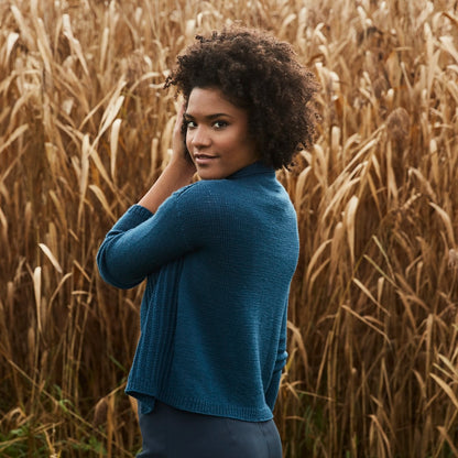 Azara Cardigan von Katrin Schneider, Farbe Gartenteich, 3