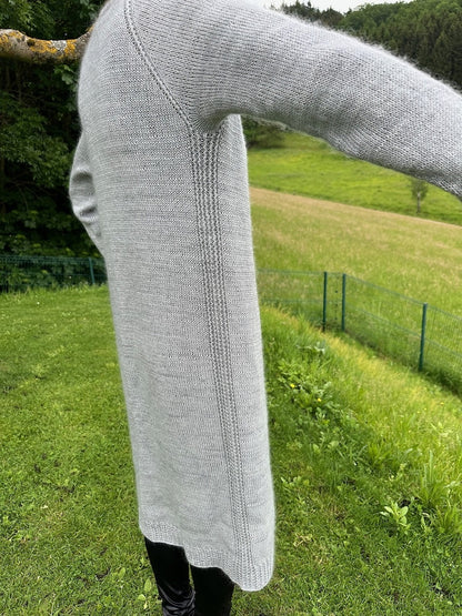 Catelyn Cardigan | Manteau décontracté en Pinta et Mohair Bliss de Pascuali