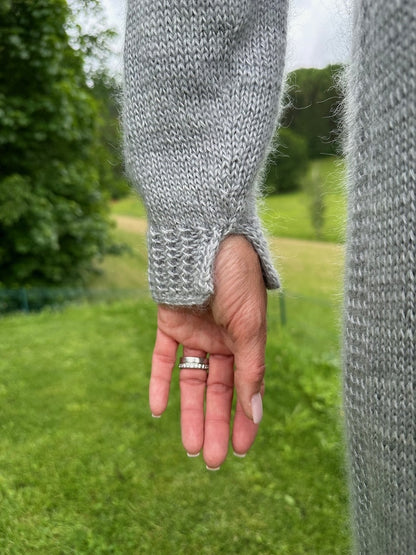 Catelyn Cardigan | Manteau décontracté en Pinta et Mohair Bliss de Pascuali