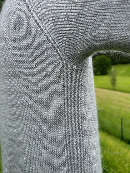 Catelyn Cardigan | Manteau décontracté en Pinta et Mohair Bliss de Pascuali