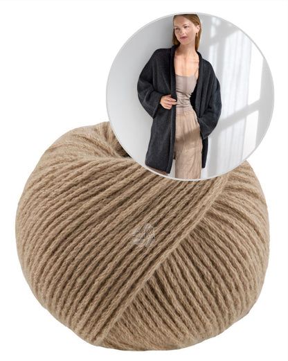 Kimonojacke Lana Grossa mit Cashmere Kiss 8