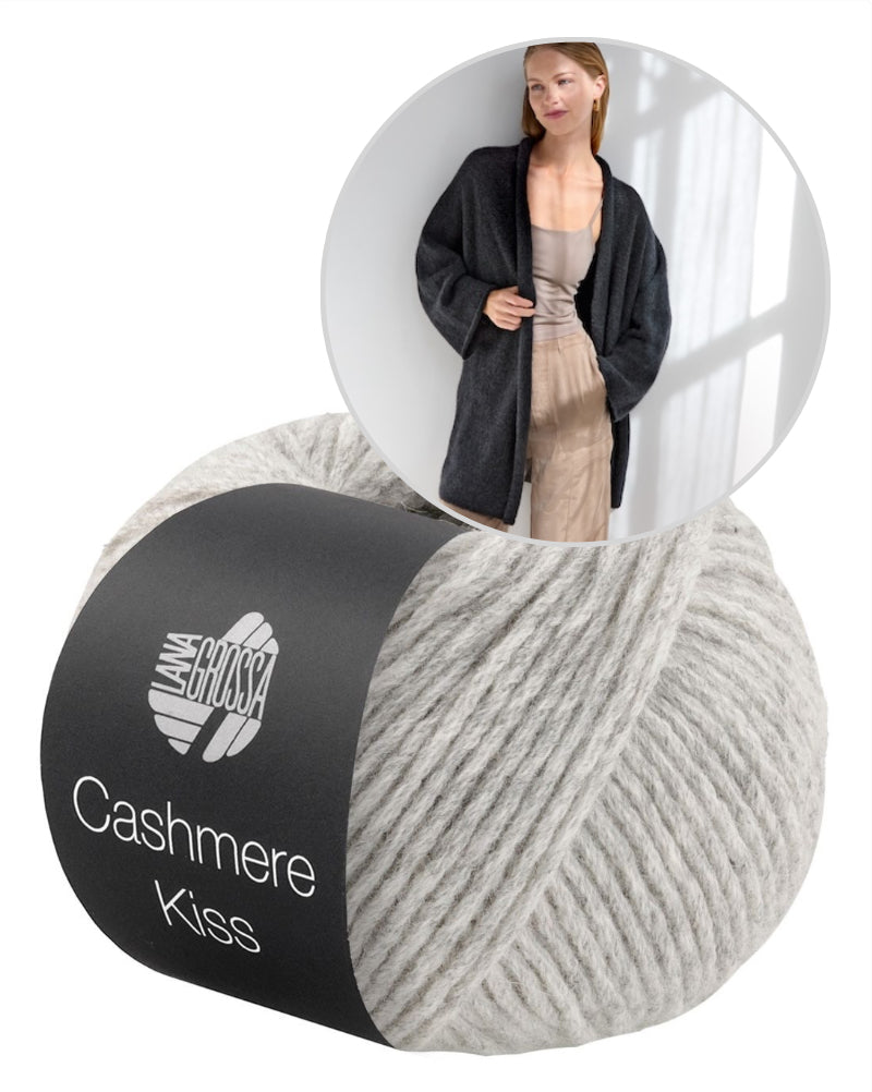 Kimonojacke Lana Grossa mit Cashmere Kiss 7