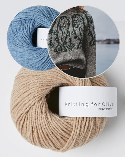 King Salmon | charmerende mønster i Heavy Merino fra Knitting for Olive