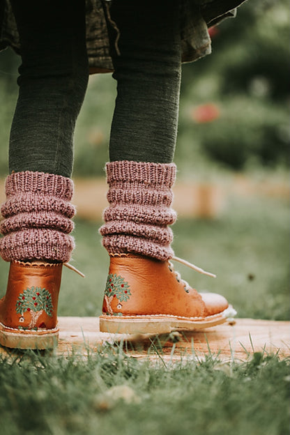 Calluna Socks | simple leg warmers from Atlas by Sandnes Garn