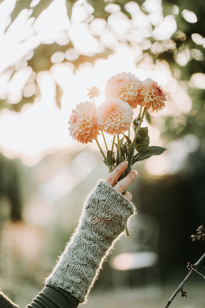 Kleinigkeitenliebe Handstulpen Wiesenblume (PDF) - vejledning