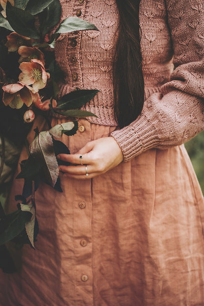 Meadowflower Cardigan - Sandnes Edition | light and summery made from Duo by Sandnes Garn