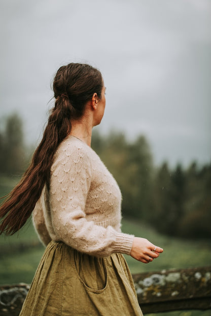 Meadowflower Cardigan - Sandnes Edition | light and summery made from Duo by Sandnes Garn