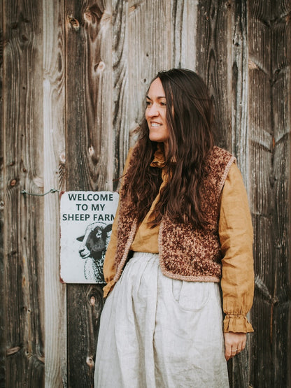 Mellow Vest Chunky | playful layered look from Teddy Dear and Brisa