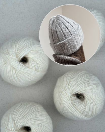 The Knitonomy Boston Hat | classic beauty made from soft Cashmere 6/28 by Pascuali