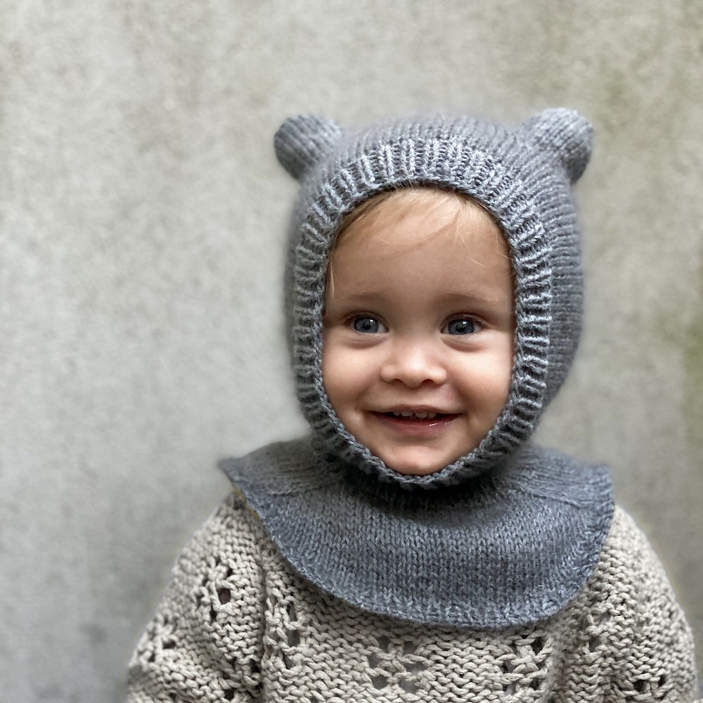 Baby Bear Balaclava mit Merino und Soft Silk Mohair von Knitting for Olive 4