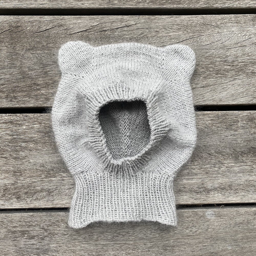 Baby Bear Balaclava mit Merino und Soft Silk Mohair von Knitting for Olive 5