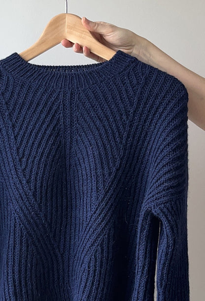 Ava Sweater | wonderfully soft half brioche from Sayama by Pascuali
