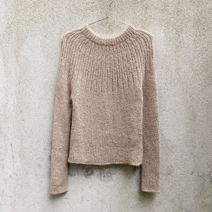 Bellis Rib Shirt | Motif délicat en mérinos et soft silk mohair