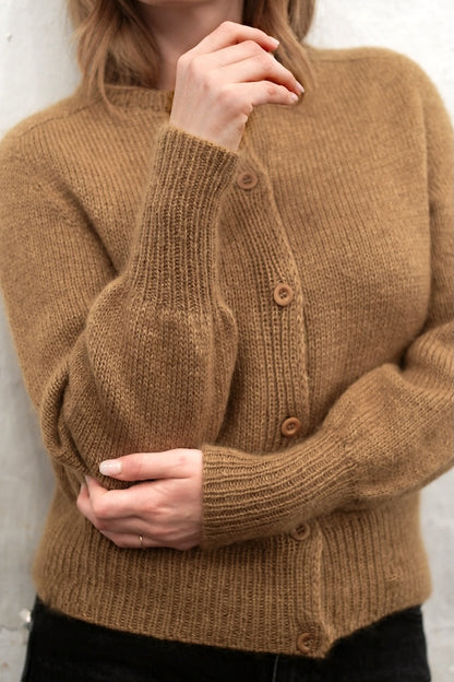 Johanne Cardigan | elegant and basic made of Merino and Soft Silk Mohair