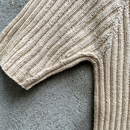 Rib Tee | T-shirt féminin en mérinos de Knitting for Olive
