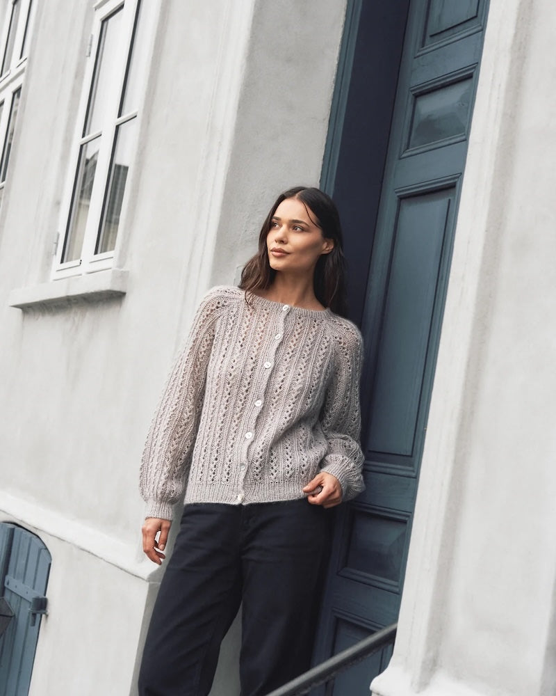 Waffle Cardigan Knitting for Olive mit Soft Silk Mohair von Knitting for Olive 4