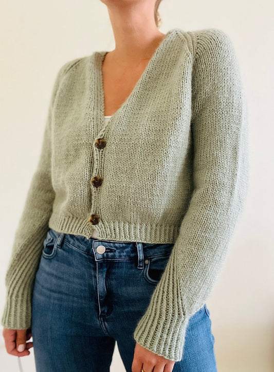 Kolibri by Johanna Edgar Cardigan mit Heavy Merino und Soft Silk Mohair von Knitting for Olive 1
