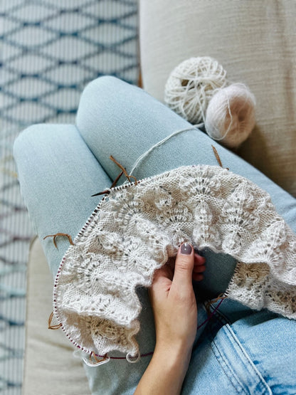 Kolibri by Johanna Pierre Sweater mit Merino und Soft Silk Mohair von Knitting for Olive 8