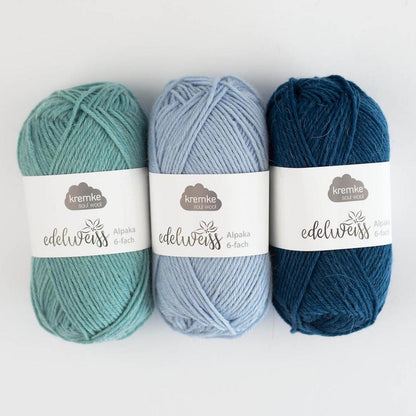 Edelweiss Alpaka 6-fach | filato caldo per calze in lana e alpaca