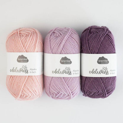 Edelweiss Alpaka 6-fach | filato caldo per calze in lana e alpaca