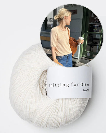PetiteKnit Kumulus Tee O-neck mit Pure Silk von Knitting for Olive 9