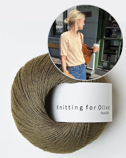 PetiteKnit Kumulus Tee O-neck mit Pure Silk von Knitting for Olive 12