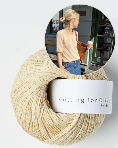 PetiteKnit Kumulus Tee O-neck mit Pure Silk von Knitting for Olive 7